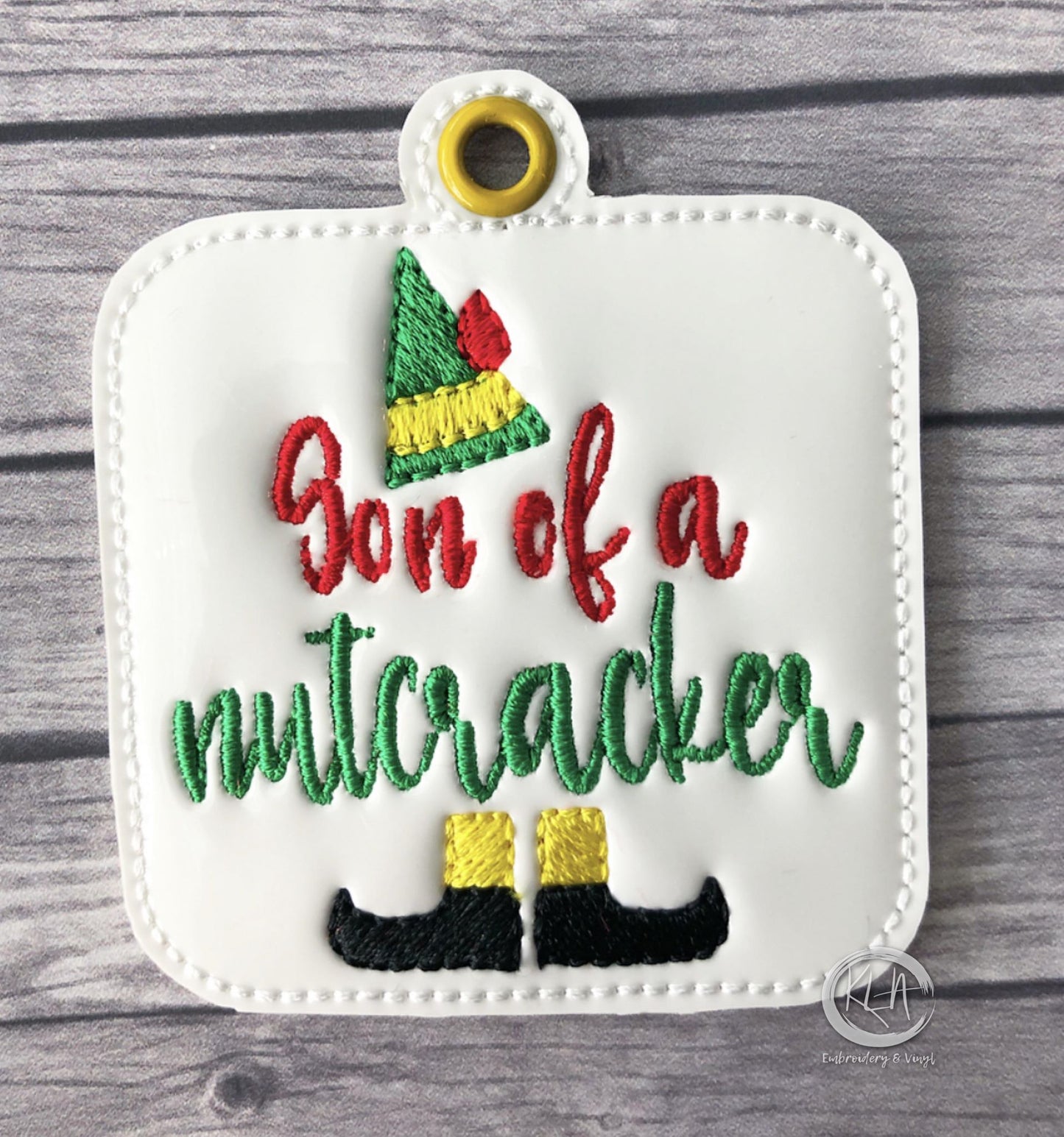 Son of a Nutcracker Fobs -  DIGITAL Embroidery DESIGN