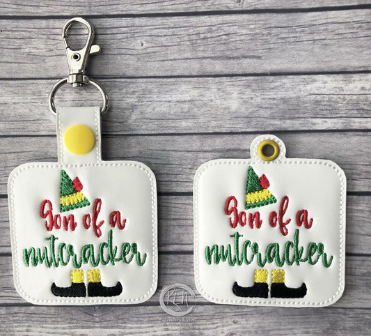 Son of a Nutcracker Fobs -  DIGITAL Embroidery DESIGN