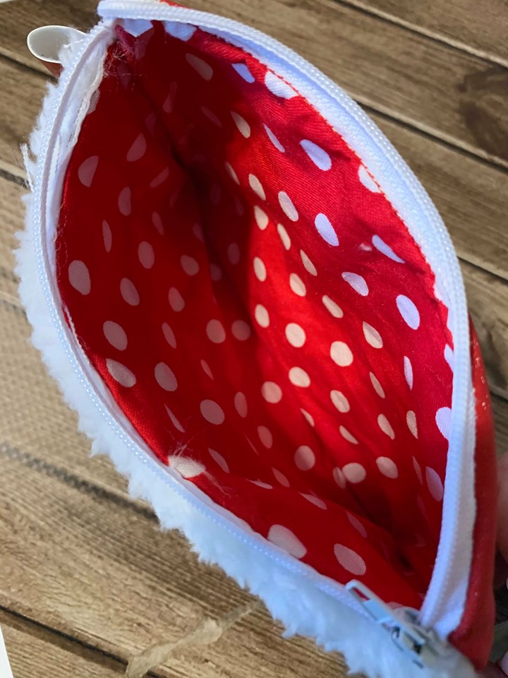Santa Belt Zipper Bag - 3 Sizes - Digital Embroidery Design