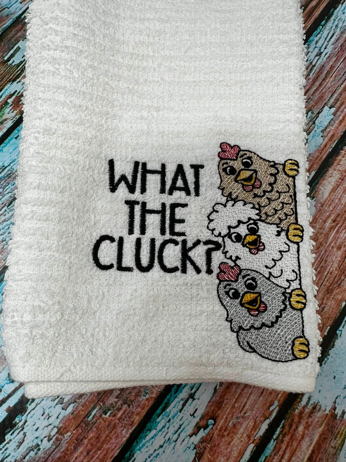Sketch Fill Chicken Hugger – What the Cluck – 4 x 4, 5 x 7, 6 x 10 and 8 x 12 – DIGITAL Embroidery Design