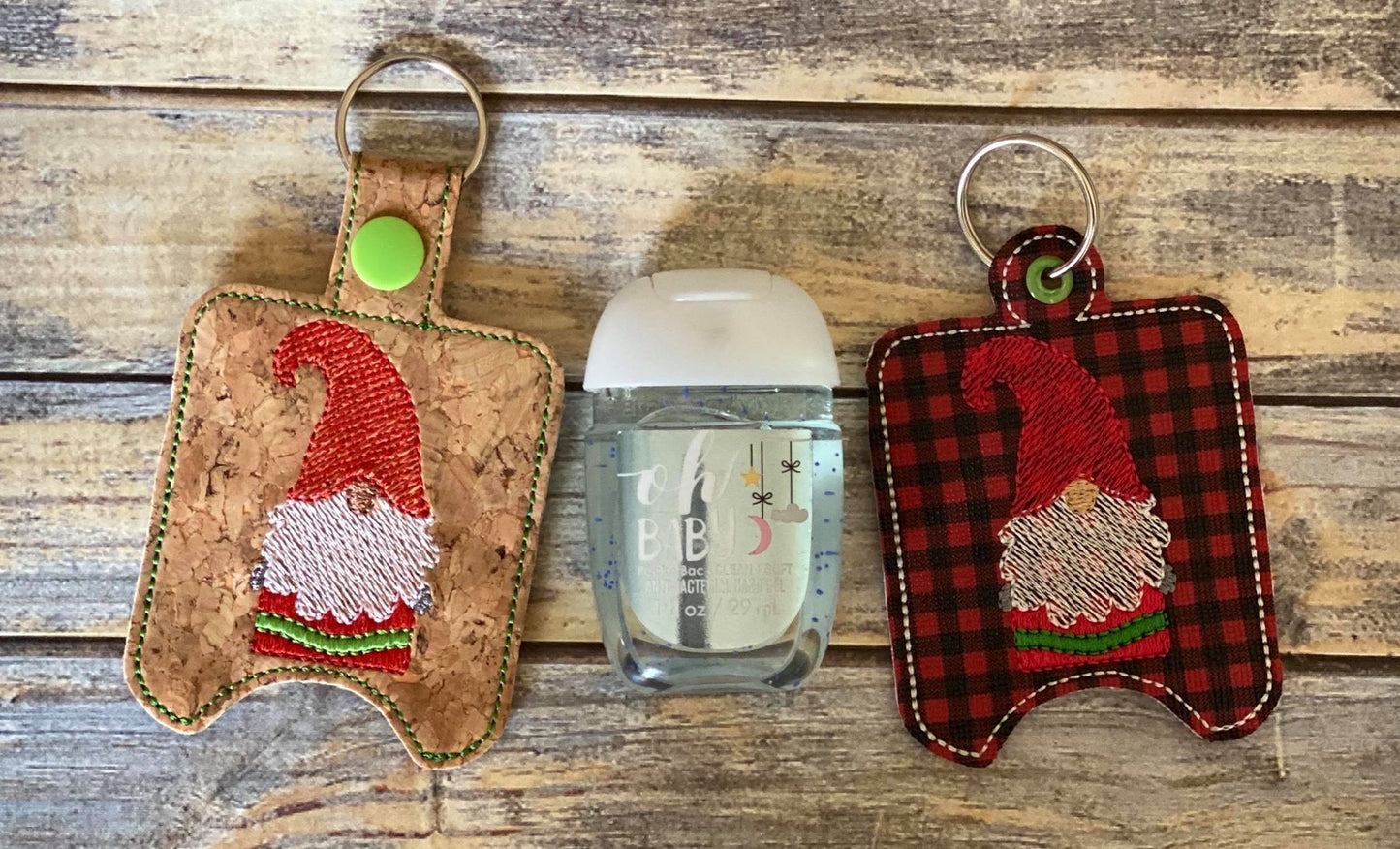 Gnome Sanitizer Holders - DIGITAL Embroidery DESIGN