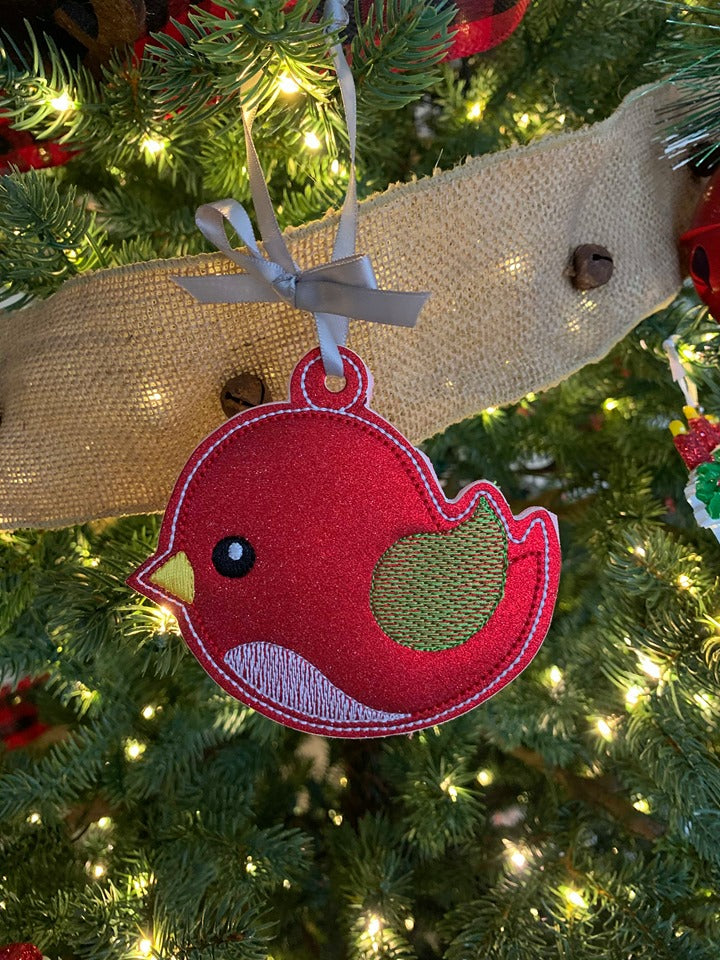 Gingerbread Family Ornament Set - Digital Embroidery Design