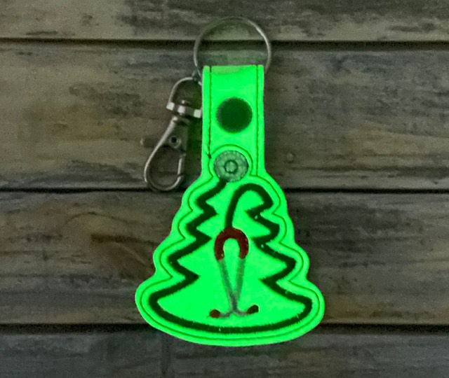 Nurse Stethoscope Tree Fobs -  DIGITAL Embroidery DESIGN