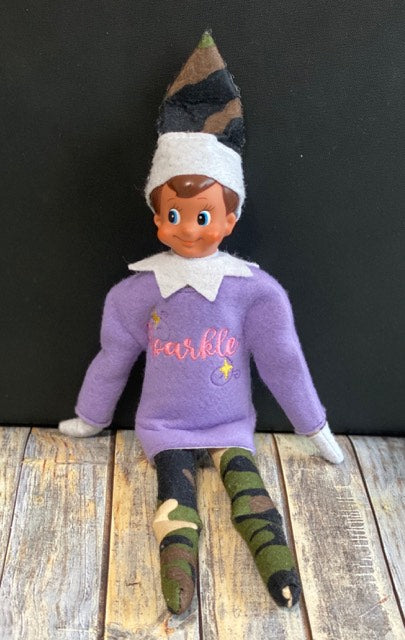 Sparkle Doll Sweater 5x7 - Digital Embroidery Design