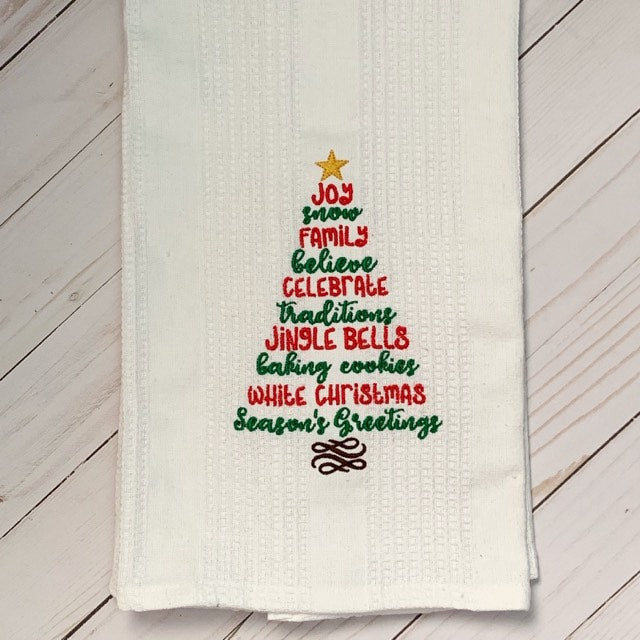 Christmas Sayings 5x7 & 6x10 - Digital Embroidery Design