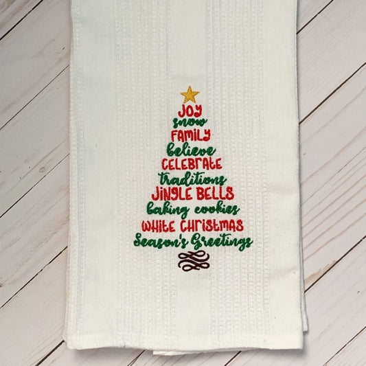 Christmas Sayings 5x7 & 6x10 - Digital Embroidery Design