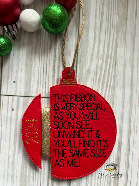 Measure Me 2024 Ornament - Digital Embroidery Design