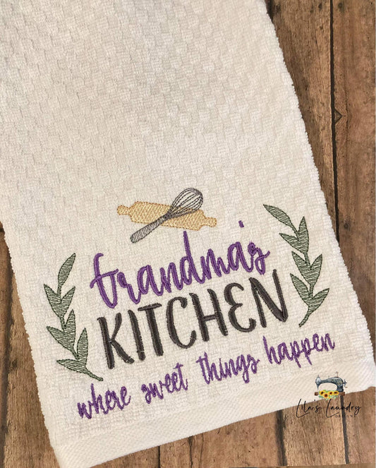 Grandma's Kitchen - 3 Sizes - Digital Embroidery Design