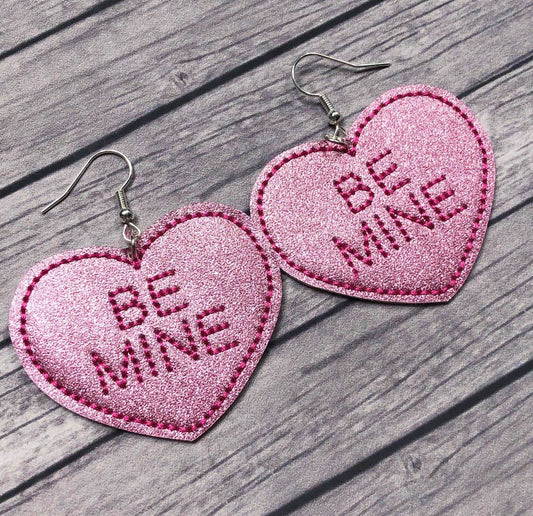 Be Mine Heart Felties - 3 sizes - Digital Embroidery Design