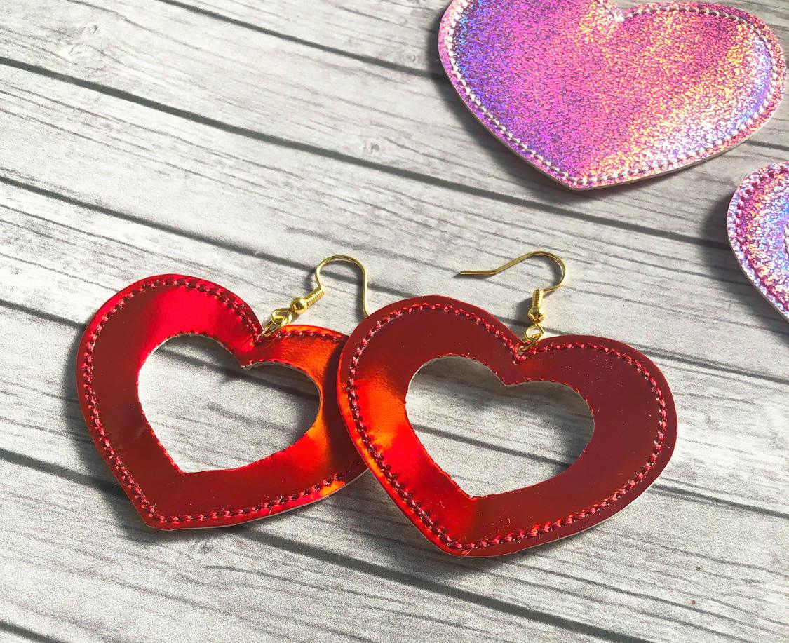 Heart Cut Out Felties - 3 sizes - Digital Embroidery Design