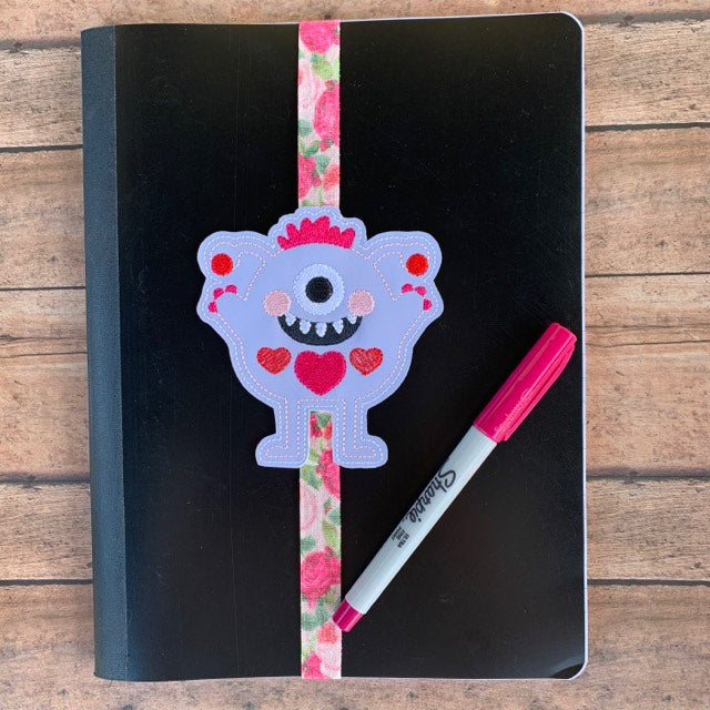 Love Monster 2 Book Band - Digital Embroidery Design