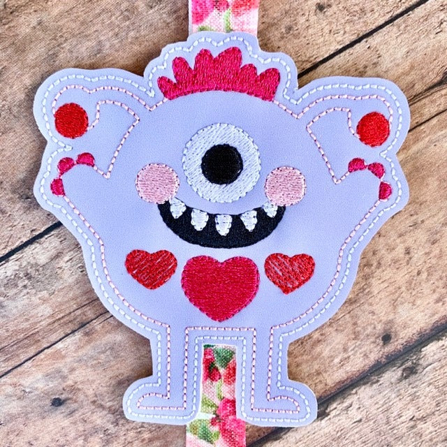 Love Monster 2 Book Band - Digital Embroidery Design