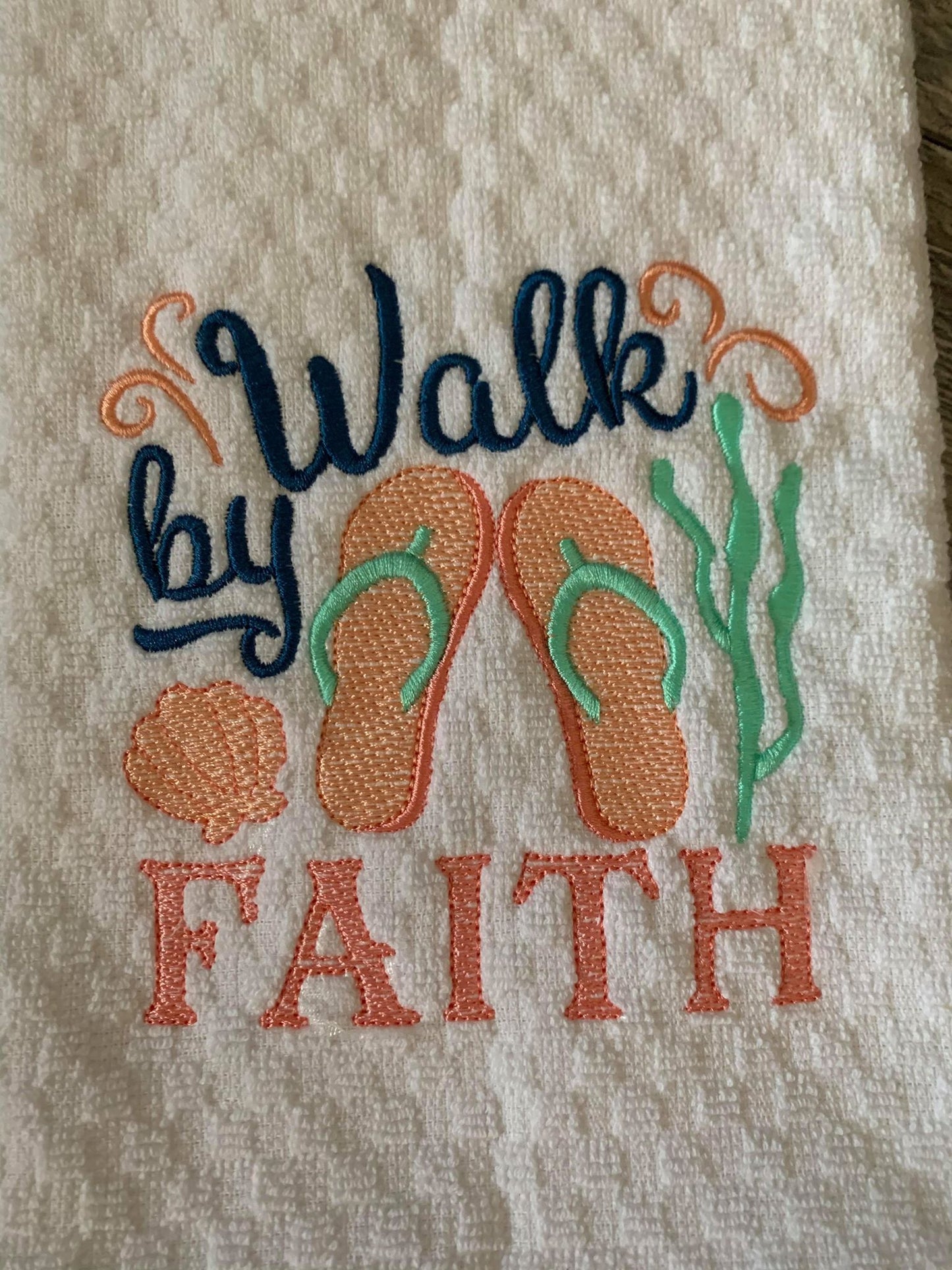 Walk By Faith - 4 Sizes - Digital Embroidery Design