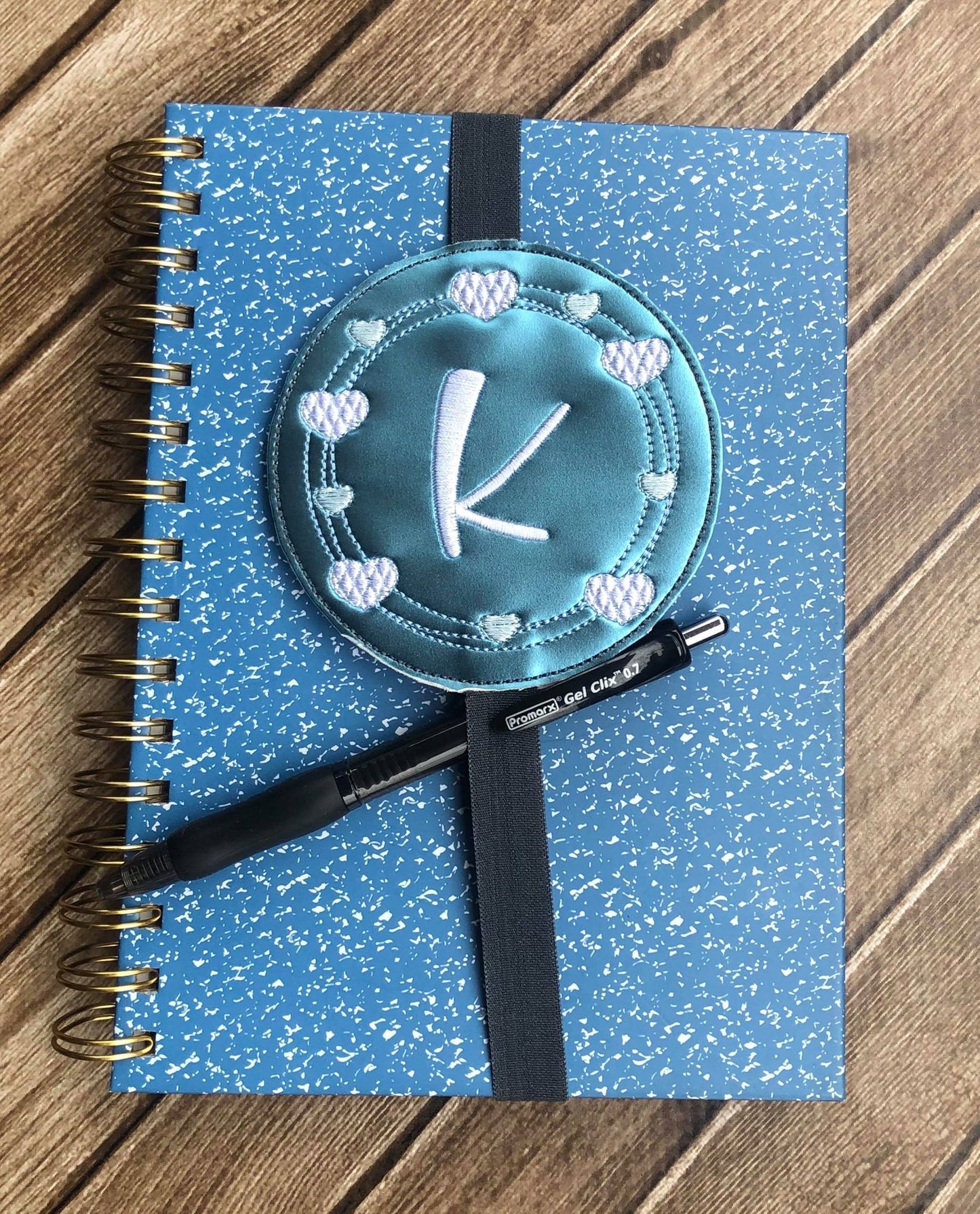 Heart Frame Monogram Book Band - Digital Embroidery Design