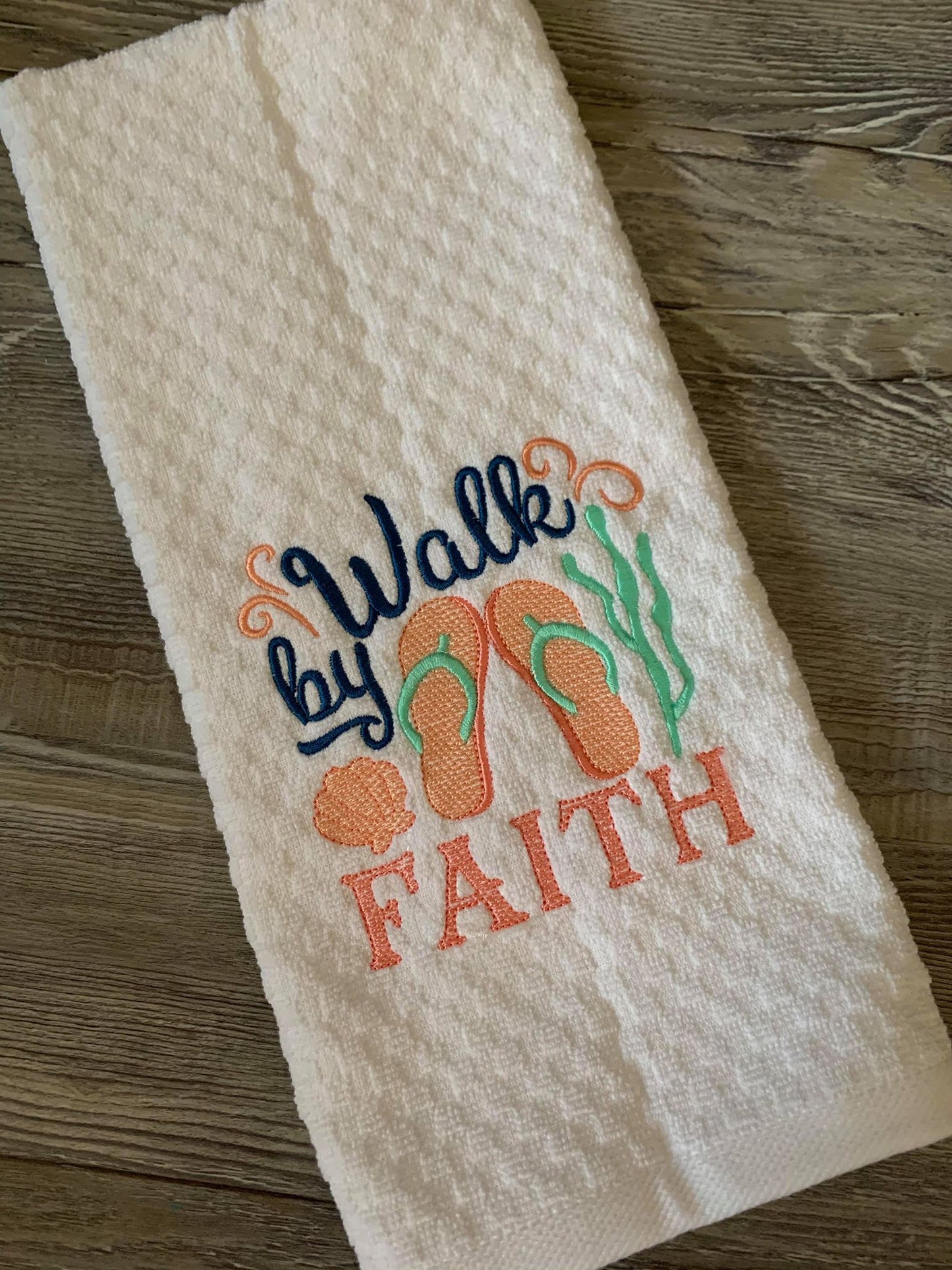 Walk By Faith - 4 Sizes - Digital Embroidery Design