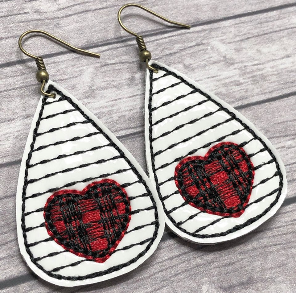 Sweet Susie Earrings - 3 sizes - Digital Embroidery Design