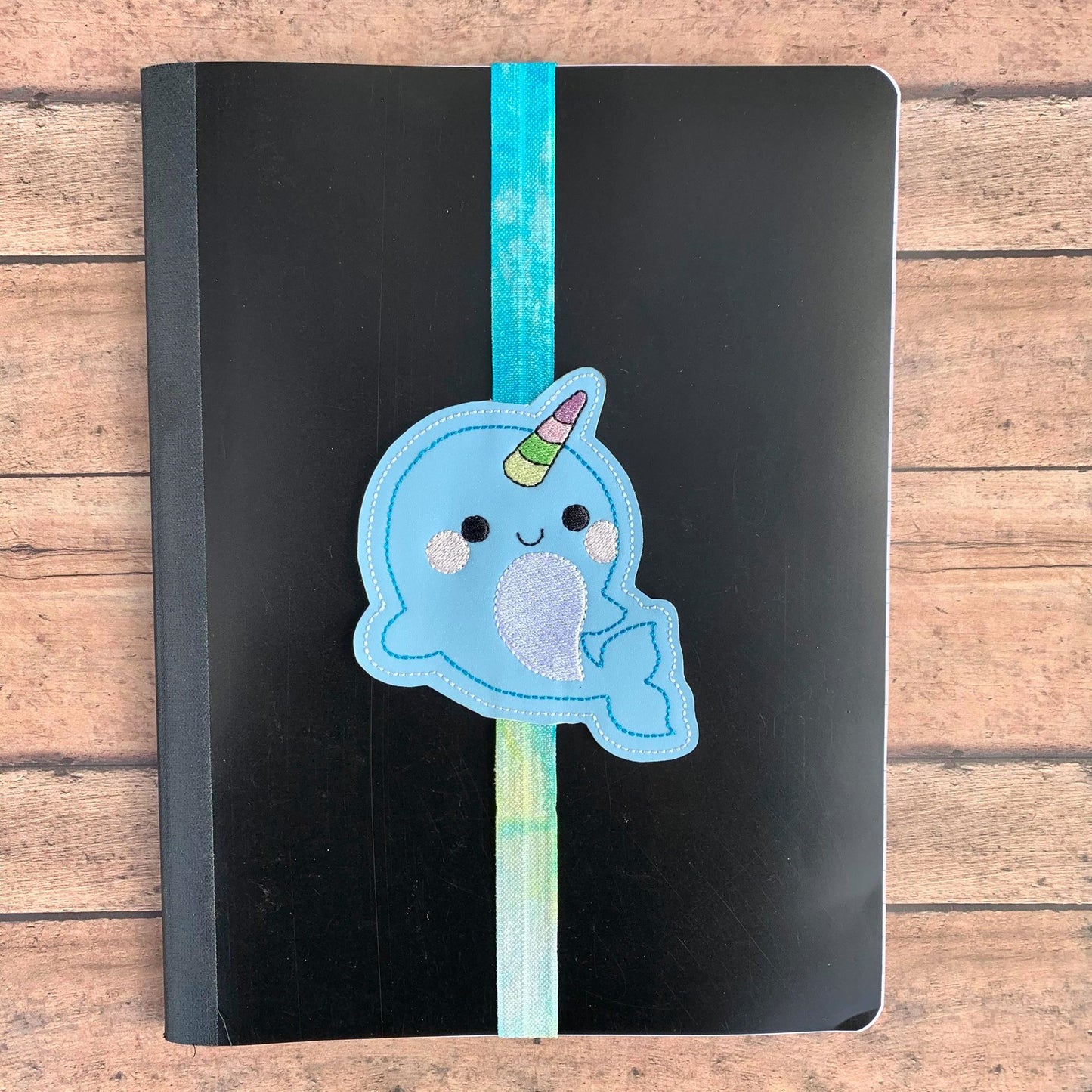 Narwhal Book Band - Digital Embroidery Design