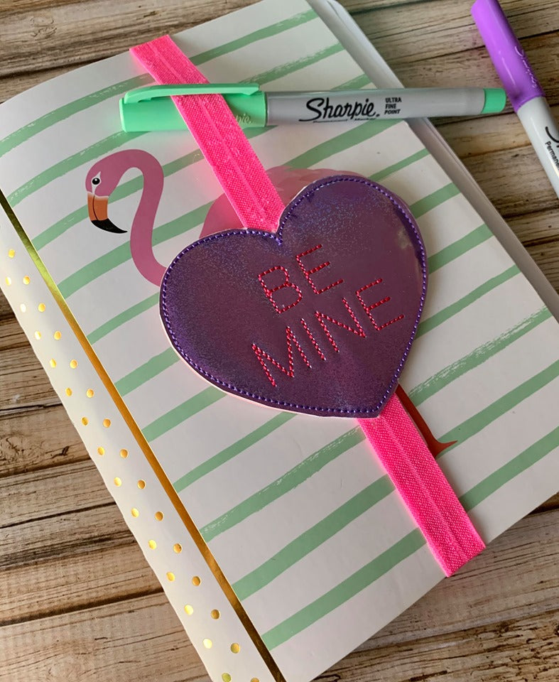Be Mine - Book Band - Digital Embroidery Design