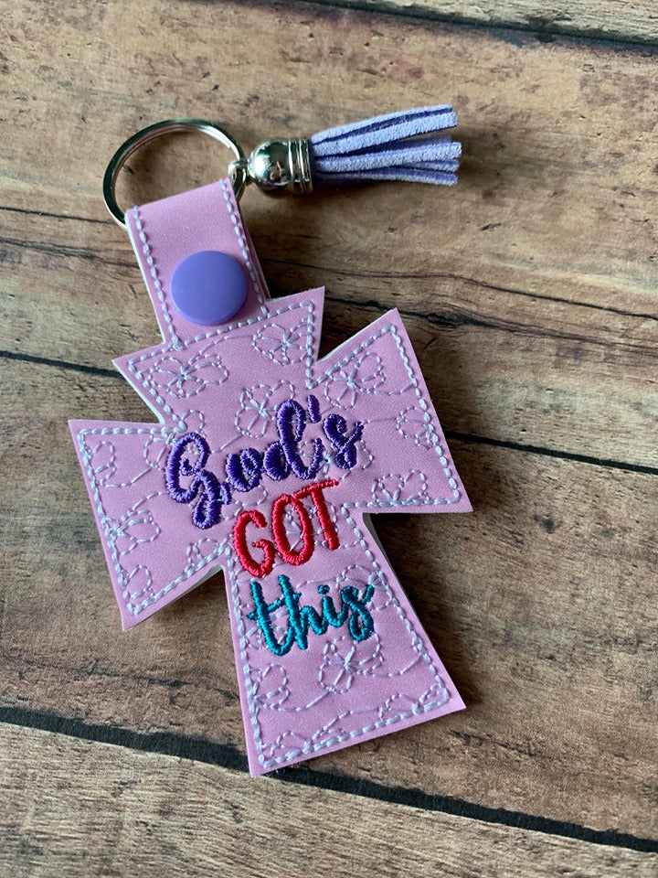 God's Got This Fobs -  DIGITAL Embroidery DESIGN