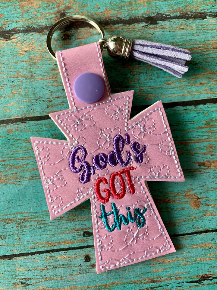 God's Got This Fobs -  DIGITAL Embroidery DESIGN