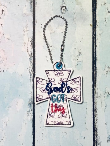God's Got This Fobs -  DIGITAL Embroidery DESIGN