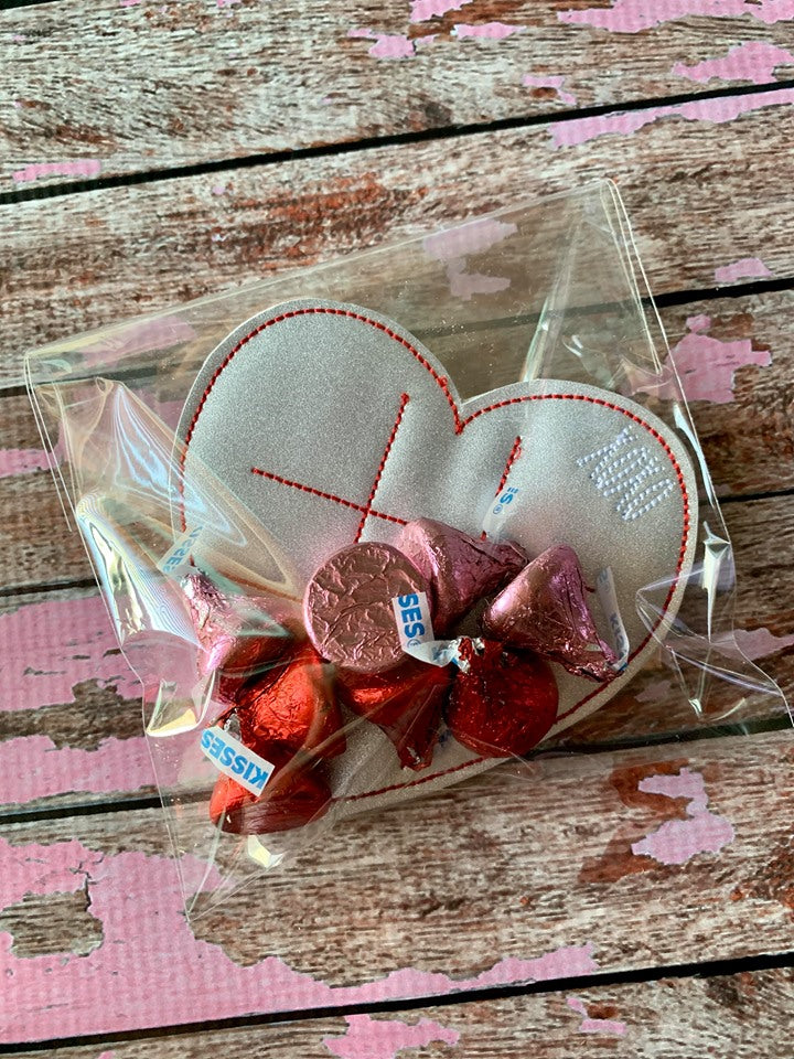 Heart XOXO Tic Tac Toe Board - Digital Embroidery Design