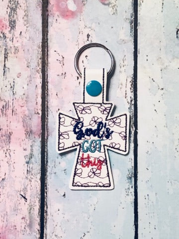 God's Got This Fobs -  DIGITAL Embroidery DESIGN