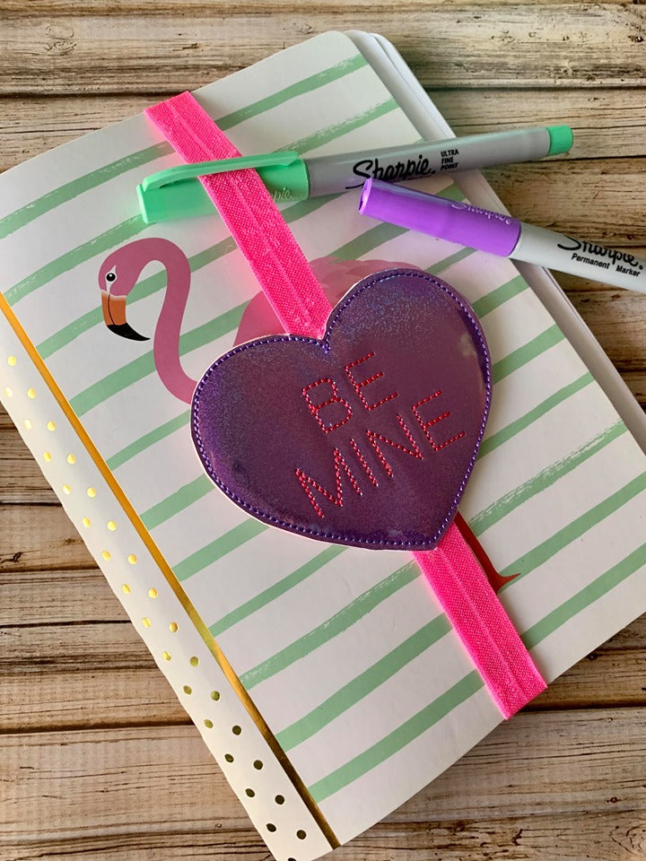 Be Mine - Book Band - Digital Embroidery Design