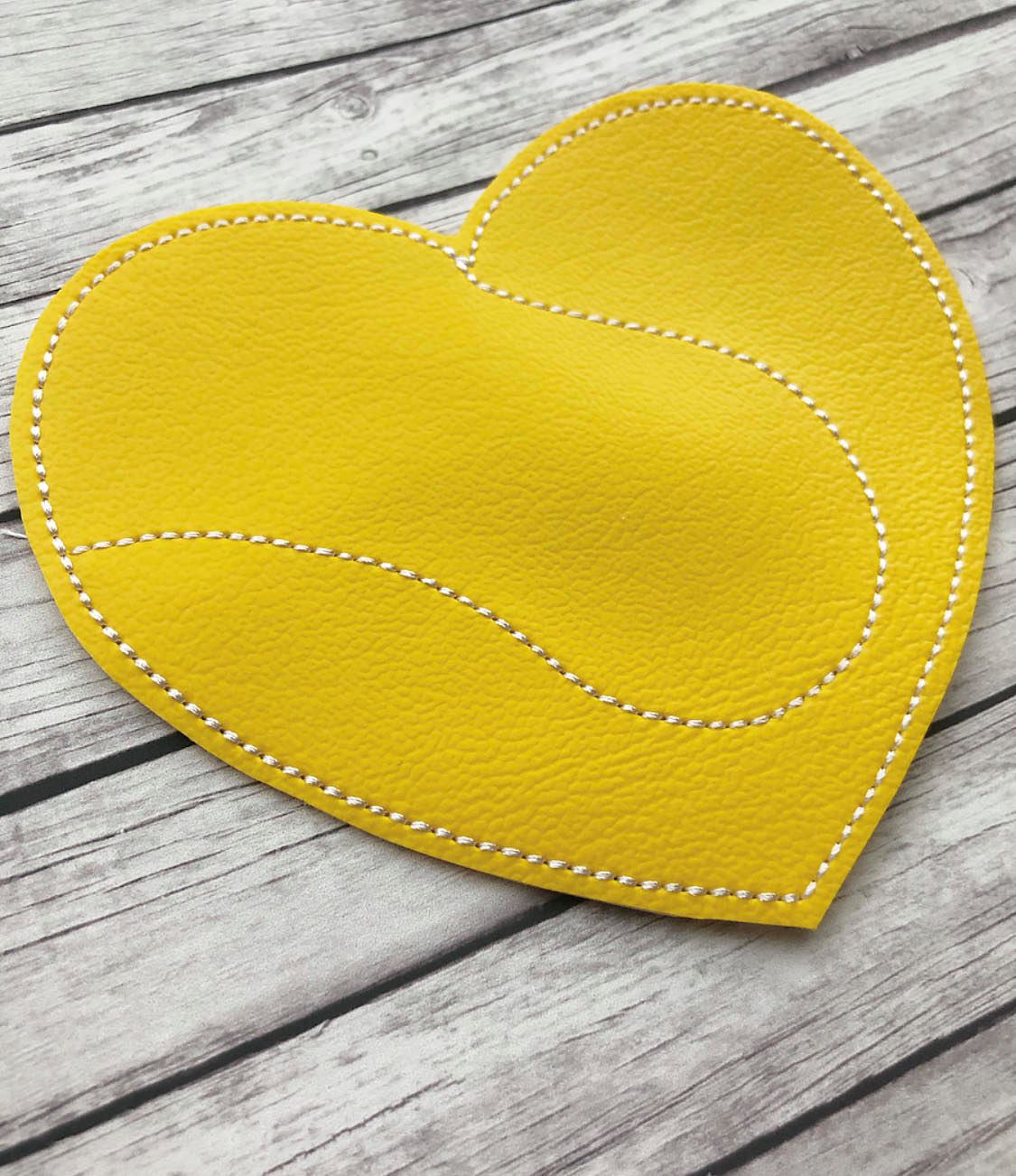 Tennis Heart Felties - 3 sizes - Digital Embroidery Design