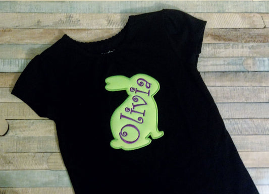 Bunny Applique - 4 Sizes - Digital Embroidery Design