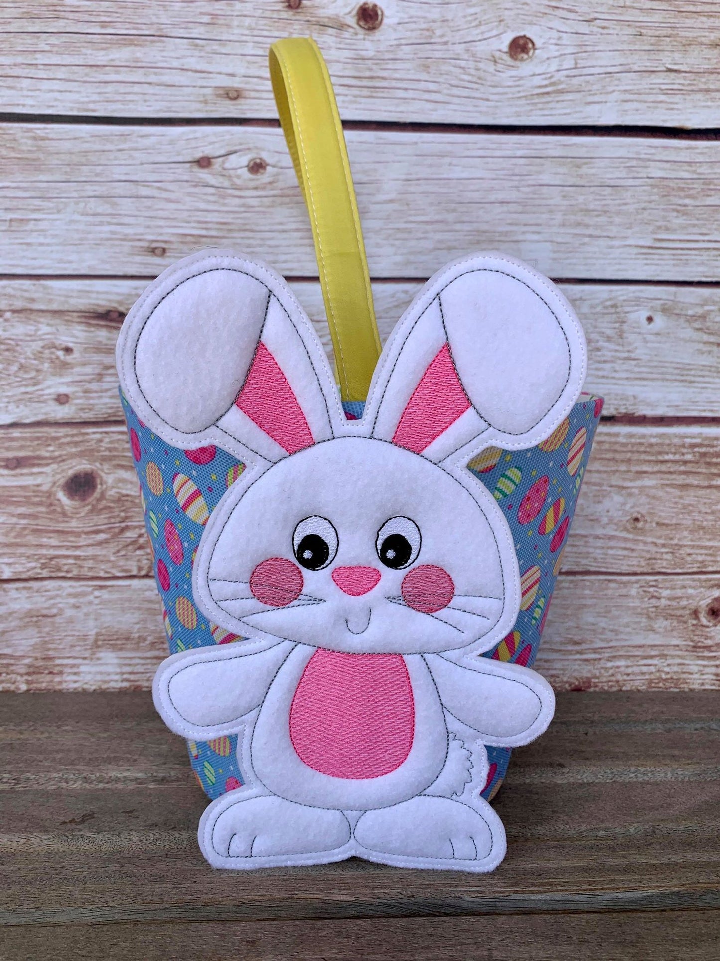 Happy Bunny Felties - 5 sizes - Digital Embroidery Design
