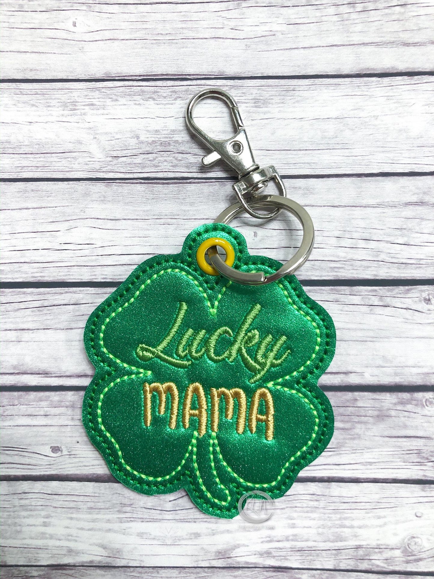 Lucky Mama Fobs -  DIGITAL Embroidery DESIGN