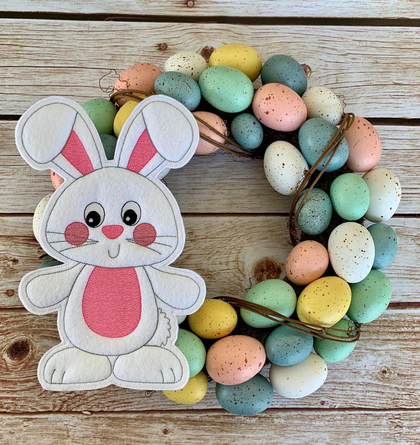 Happy Bunny Felties - 5 sizes - Digital Embroidery Design
