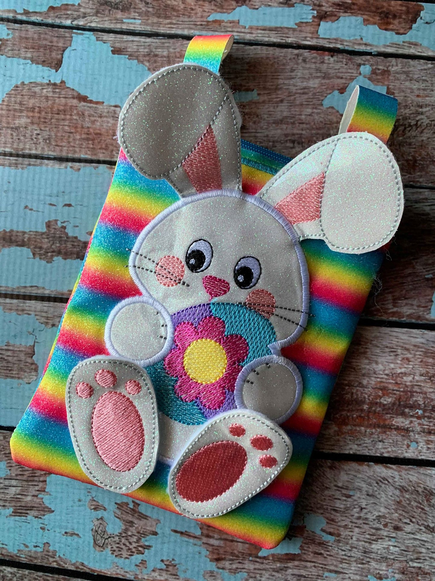 3D Bunny Zipper Bag - 2 Sizes - Digital Embroidery Design