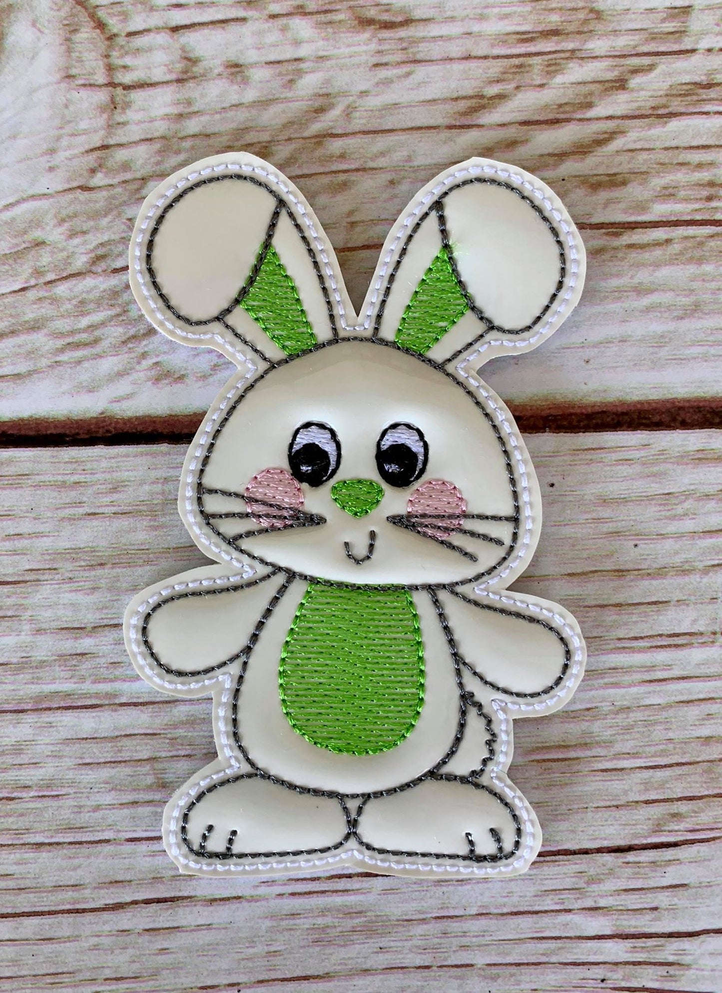 Happy Bunny Felties - 5 sizes - Digital Embroidery Design
