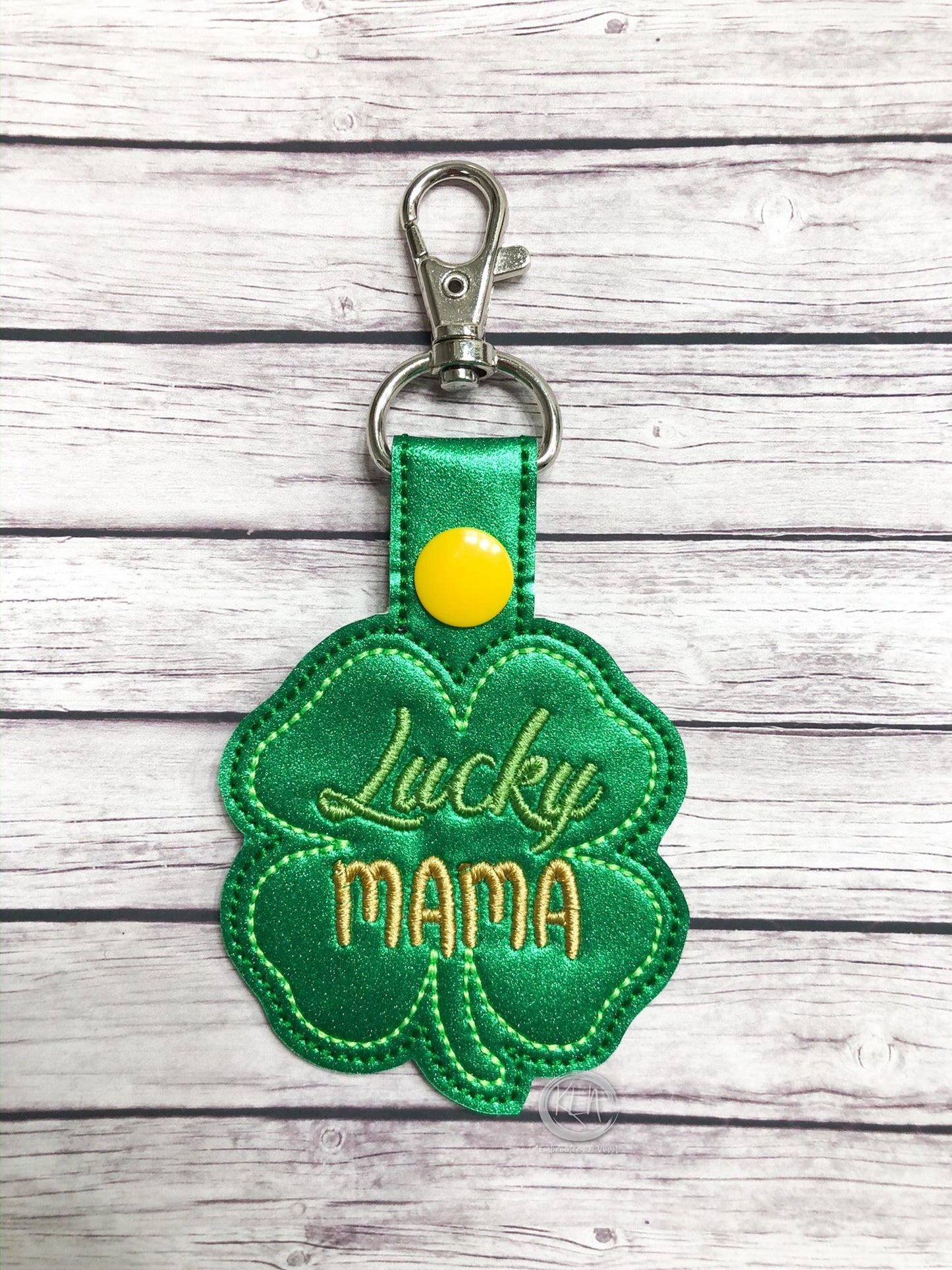 Lucky Mama Fobs -  DIGITAL Embroidery DESIGN