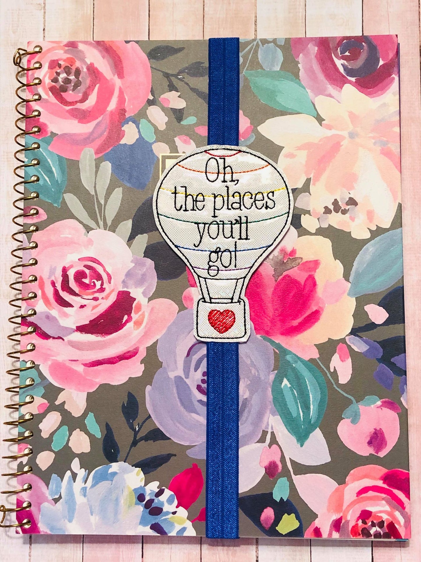Oh the places Book Band - Digital Embroidery Design