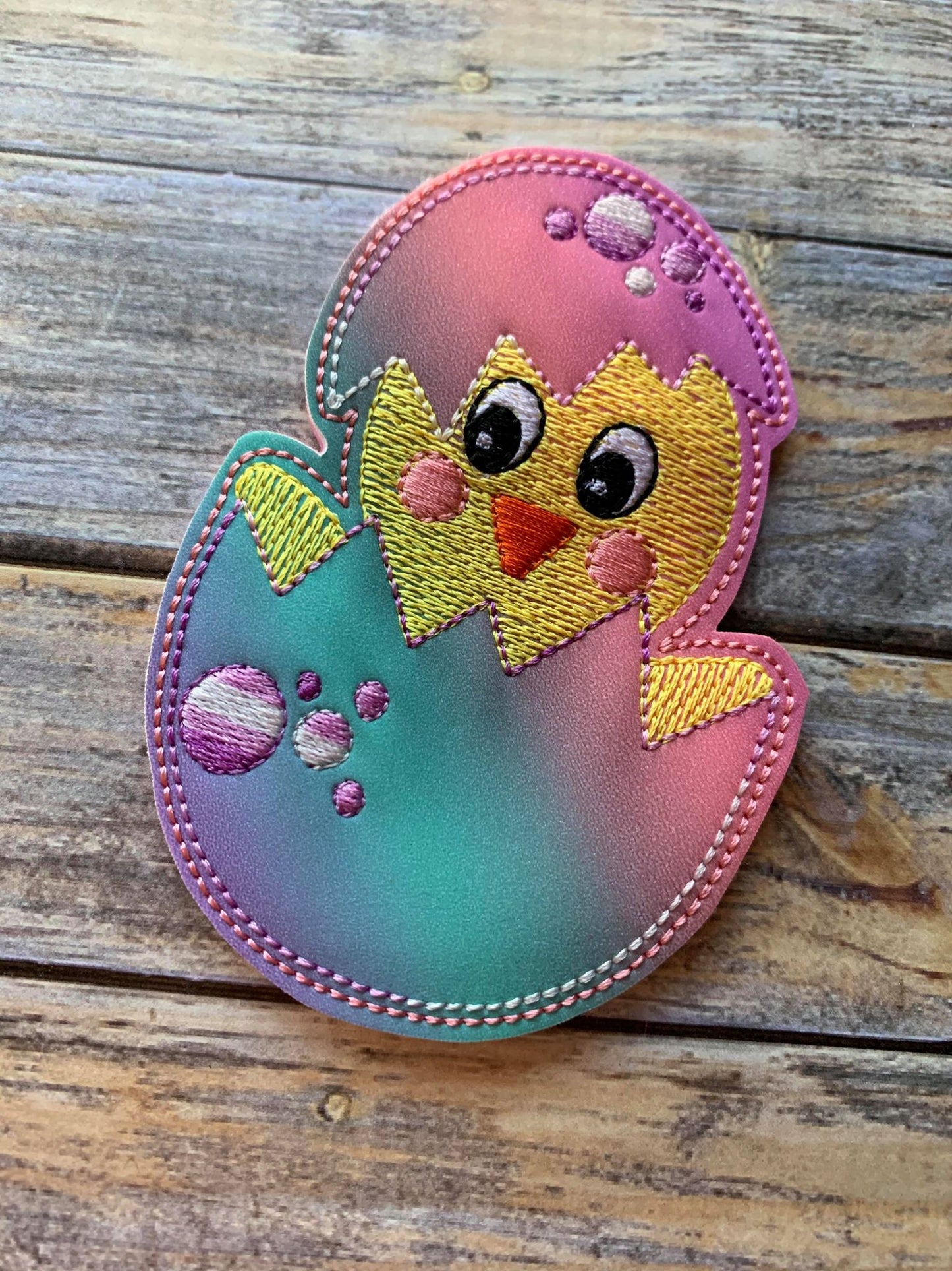 Hatched Chick Felties - 4 sizes - 4x4 and 5x7 Grouped- Digital Embroidery Design