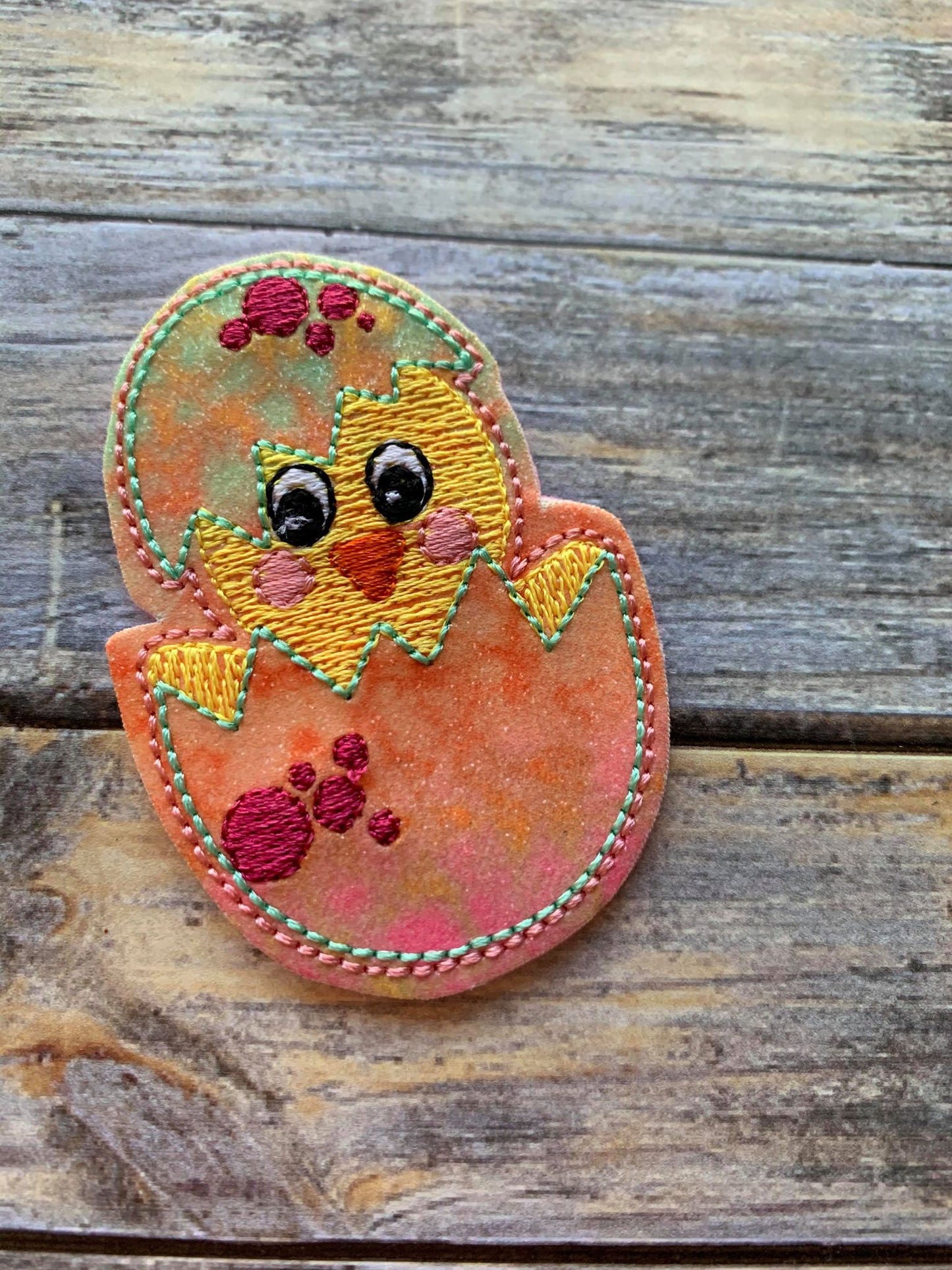 Hatched Chick Felties - 4 sizes - 4x4 and 5x7 Grouped- Digital Embroidery Design