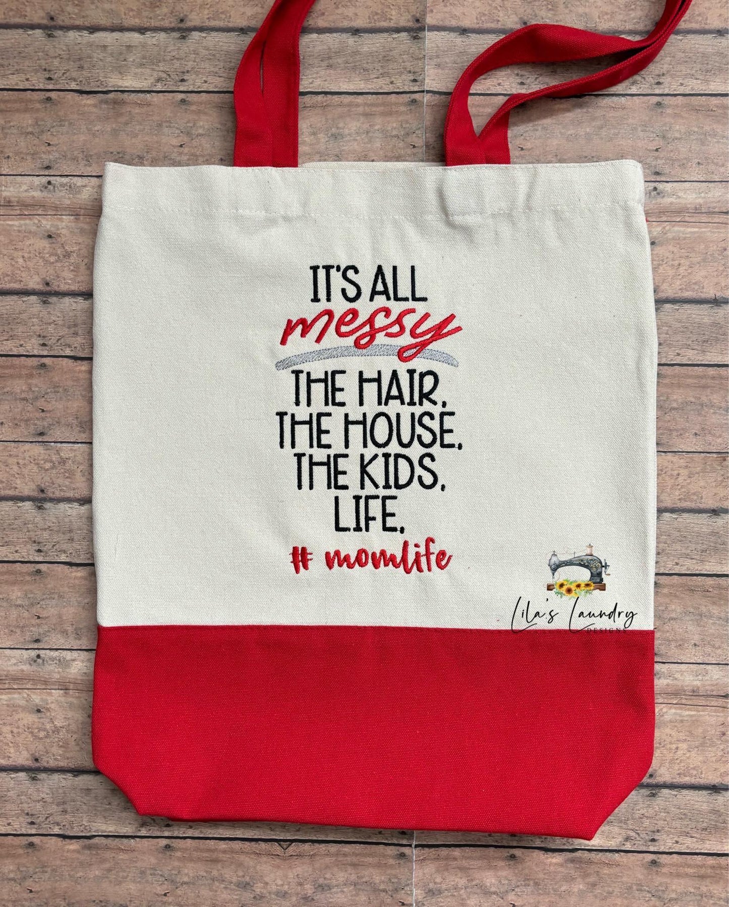 Momlife - 4 Sizes - Digital Embroidery Design