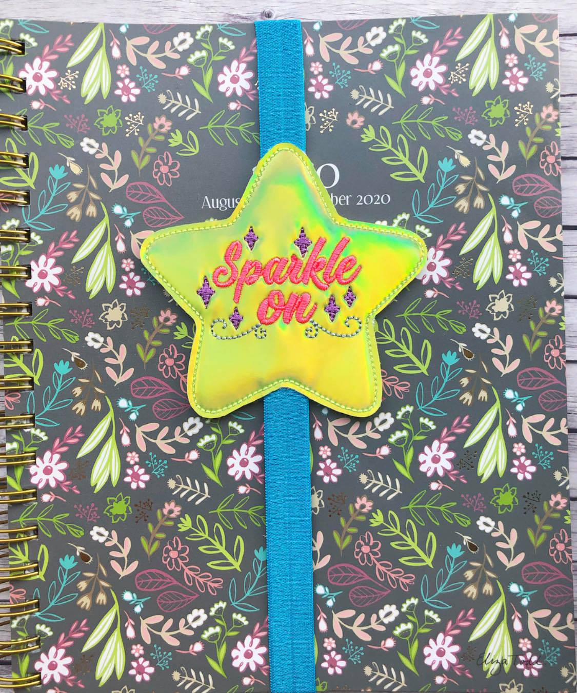 Sparkle On Book Band - Digital Embroidery Design