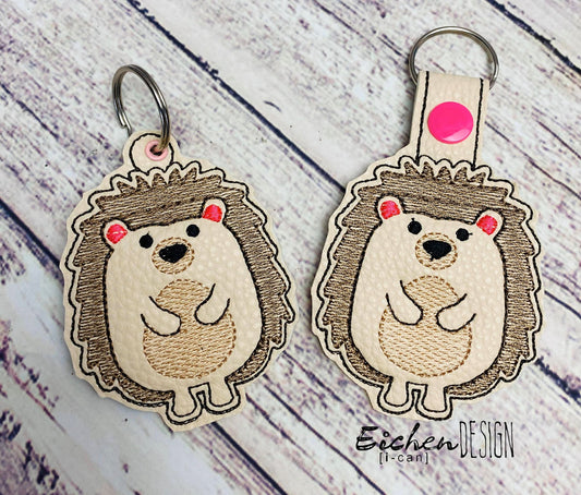 Hedgehog Fobs -  DIGITAL Embroidery DESIGN