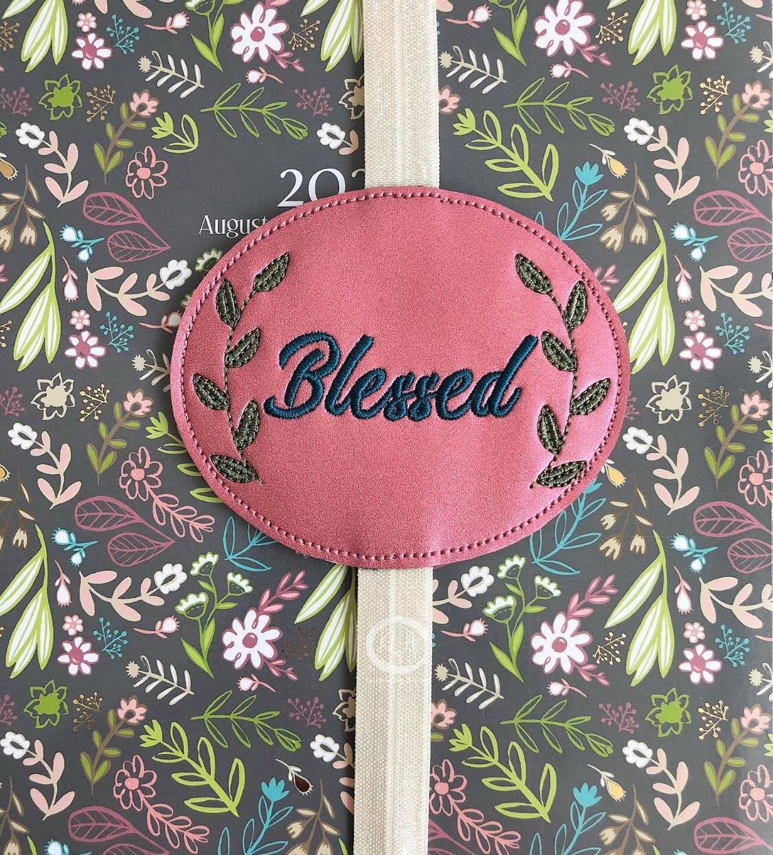 Blessed Book Band - Digital Embroidery Design