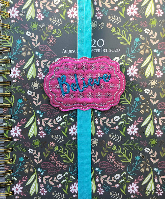 Believe Book Band - Digital Embroidery Design