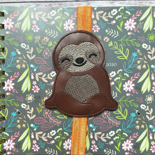 Sloth Book Band - Digital Embroidery Design