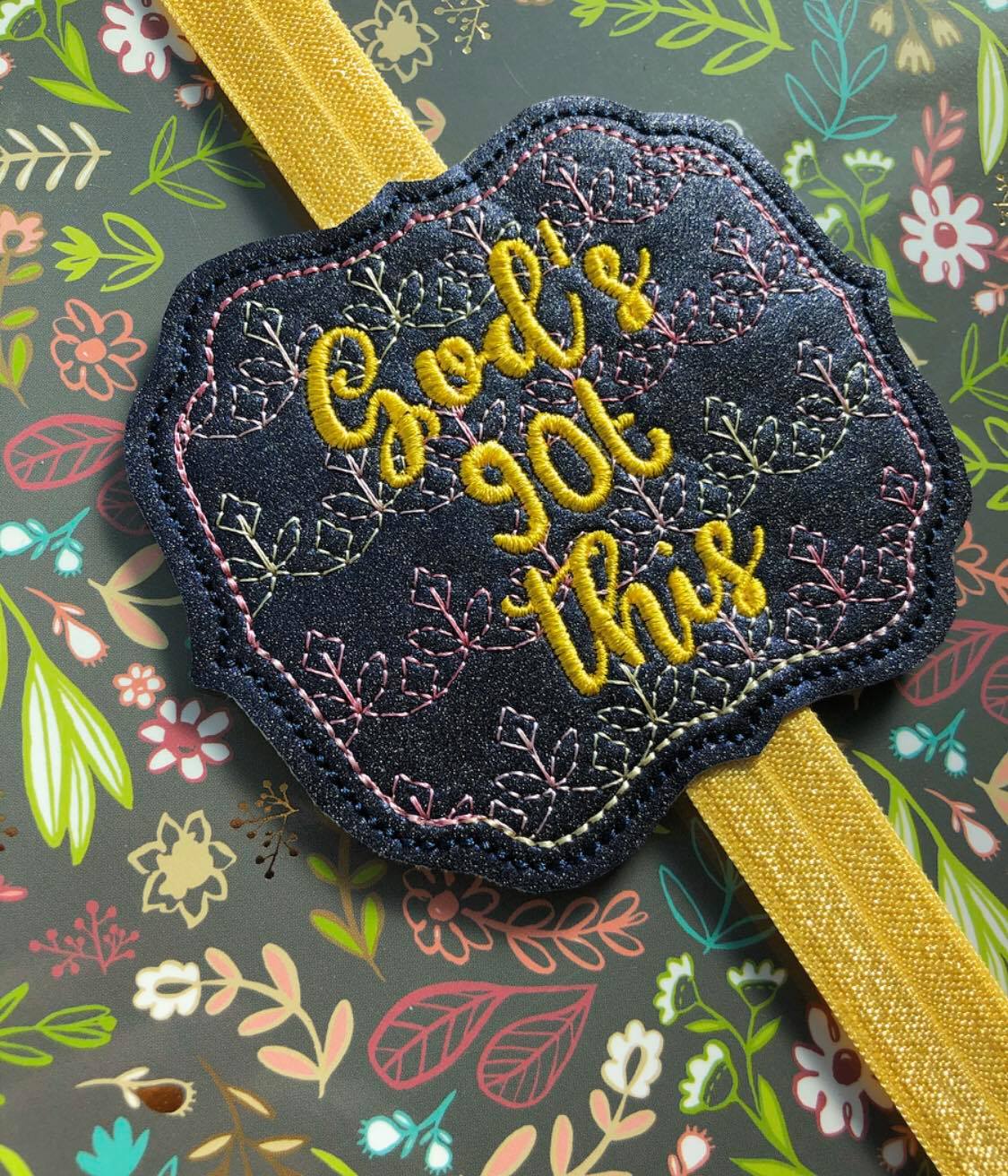 Gods got this Book Band - Digital Embroidery Design