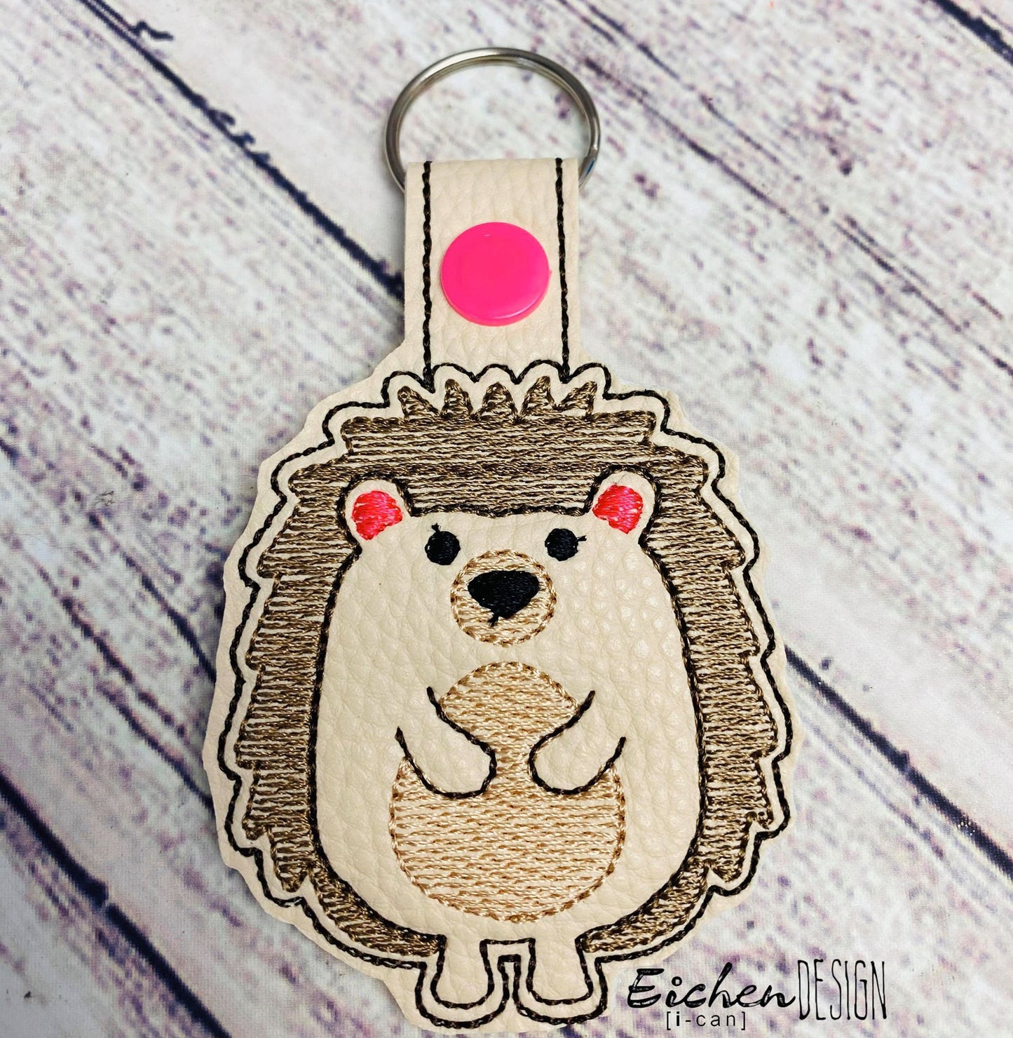 Hedgehog Fobs -  DIGITAL Embroidery DESIGN