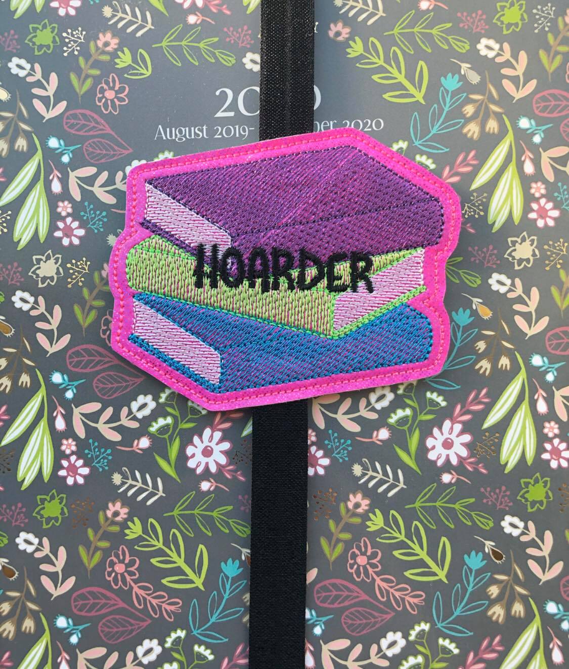 Book Hoarder - Book Band - Digital Embroidery Design