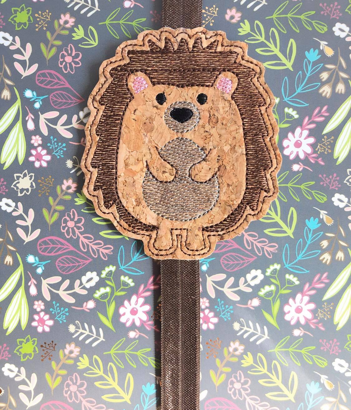 Hedgehog Book Band - Digital Embroidery Design