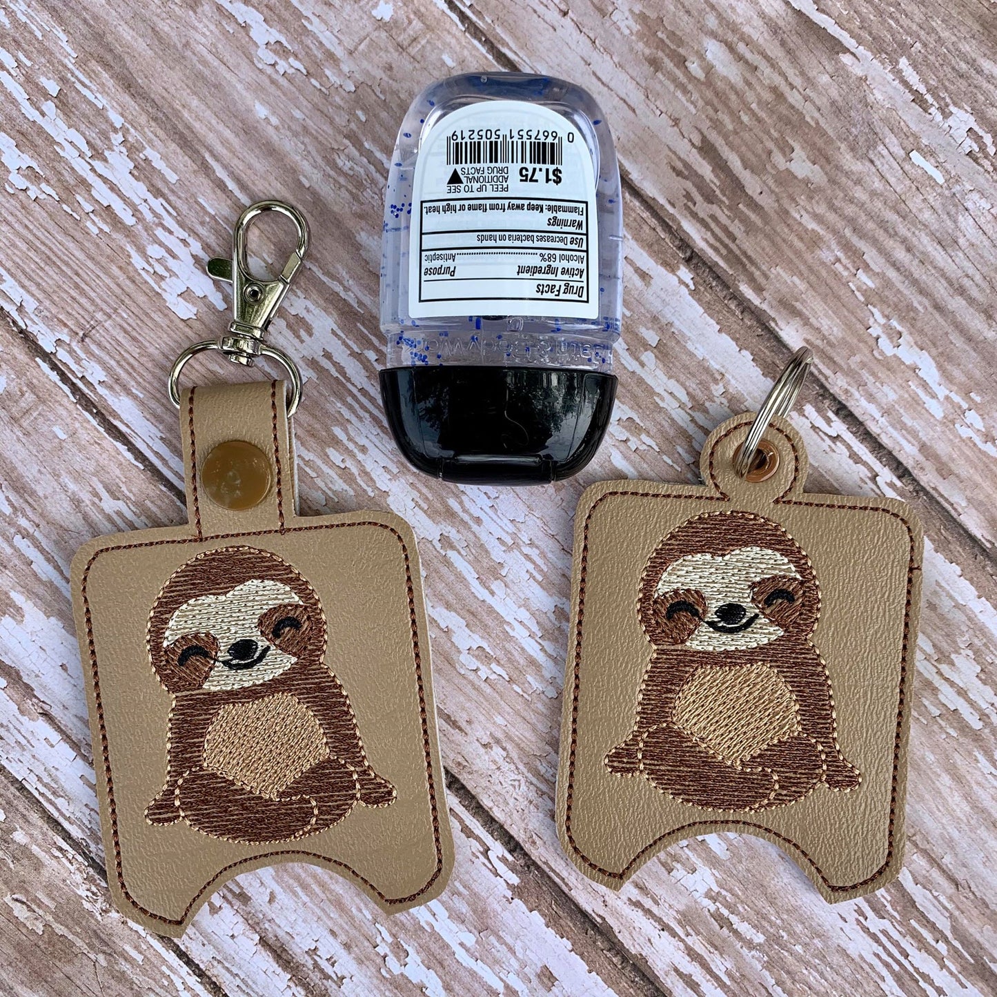Sloth Sanitizer Holders - DIGITAL Embroidery DESIGN